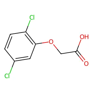 2,5-二氯苯氧乙酸 structure