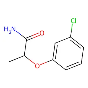 2-(3-氯苯氧基)丙酰胺 structure