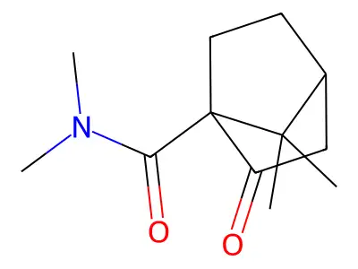 Bicyclo(2.2.1)heptane-1-carboxamide, N,N,7,7-tetramethyl-2-oxo- structure