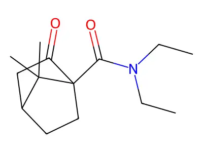 Bicyclo(2.2.1)heptane-1-carboxamide, N,N-diethyl-7,7-dimethyl-2-oxo- structure