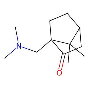 Bicyclo(2.2.1)heptan-2-one, 1-((dimethylamino)methyl)-7,7-dimethyl- structure