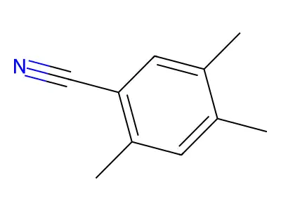 2,4,5-Trimethylbenzonitrile structure