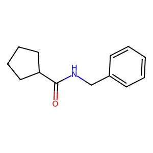 N-benzylcyclopentanecarboxamide structure