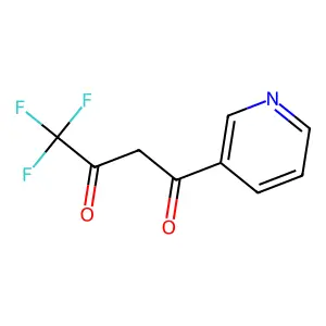1,3-Butanedione, 4,4,4-trifluoro-1-(3-pyridinyl)- structure