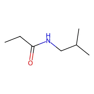 Propanamide, N-isobutyl structure