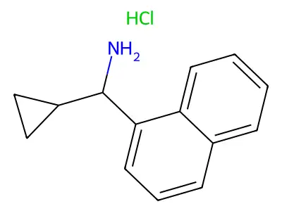 Cyclopropyl(naphthalen-1-yl)methanamine structure