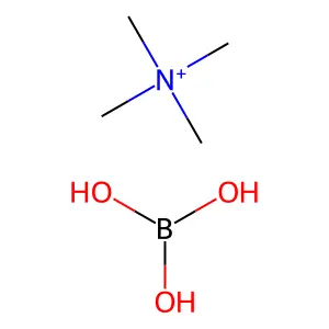 硼酸;四甲基铵 structure