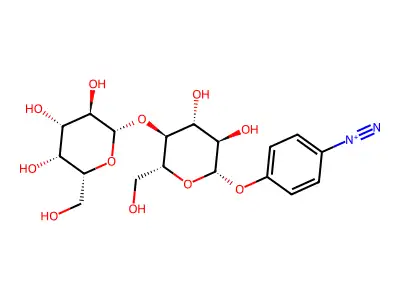 Diazoniumphenyl lactoside structure