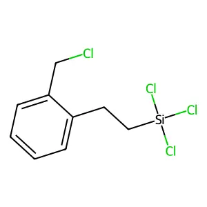 Trichloro[2-[(chloromethyl)phenyl]ethyl]silane structure