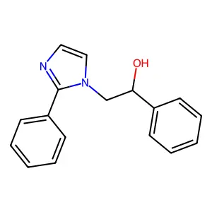 1H-Imidazole-1-ethanol, alpha,2-diphenyl- structure