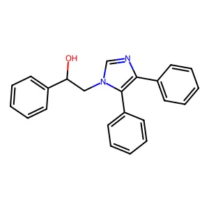 1H-Imidazole-1-ethanol, alpha,4,5-triphenyl- structure