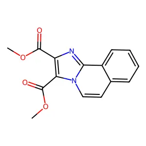 Imidazo[2,1-a]isoquinoline-2,3-dicarboxylic acid dimethyl ester structure