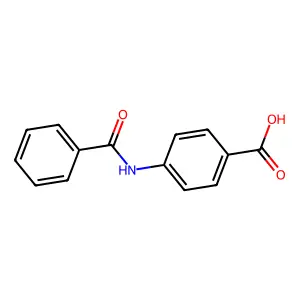 4-(Benzoylamino)benzoic acid structure