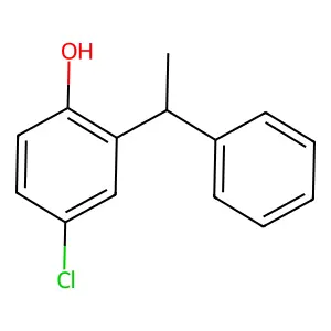 4-Chloro-2-(1-phenylethyl)phenol structure