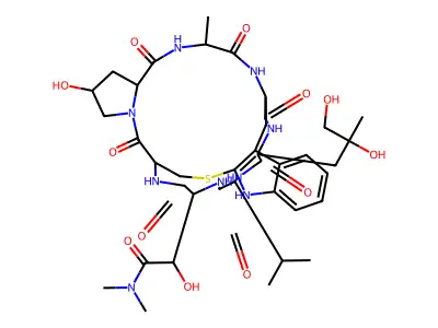 Phallacidindimethylamide structure