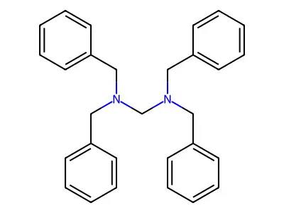 N,N,N',N'-Tetrabenzylmethanediamine structure