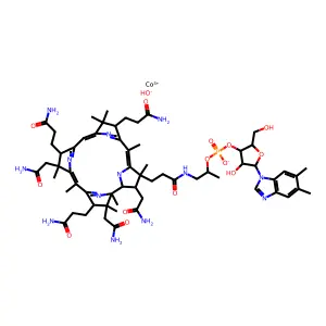 柠檬酸苯酯羟钴胺醋酸盐 structure