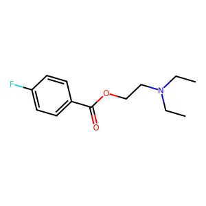 2-(Diethylamino)ethyl 4-fluorobenzoate structure