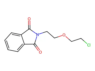 N-[(2-Chloroethoxy)ethyl]phthalimide structure