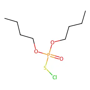 Dibutoxyphosphoryl thiohypochlorite structure