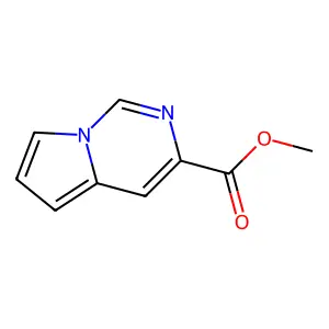 Methyl pyrrolo[1,2-c]pyrimidine-3-carboxylate structure