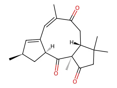 麻风树三酮 structure