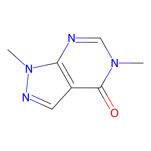 1,5-Dimethyl-1,5-dihydro-4H-pyrazolo[3,4-d]pyrimidin-4-one structure
