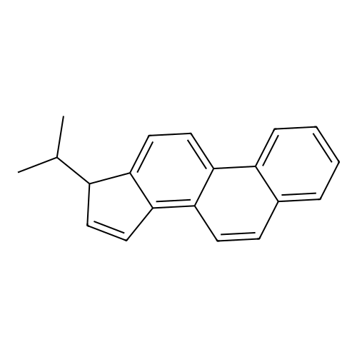 17-Isopropyl-17H-cyclopenta(a)phenanthrene structure