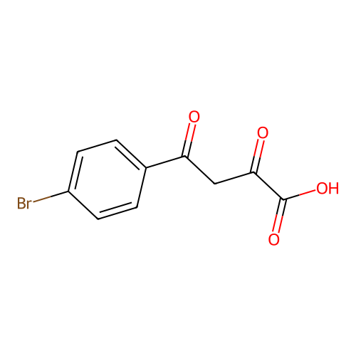 4-Bromobenzoylpyruvic acid structure