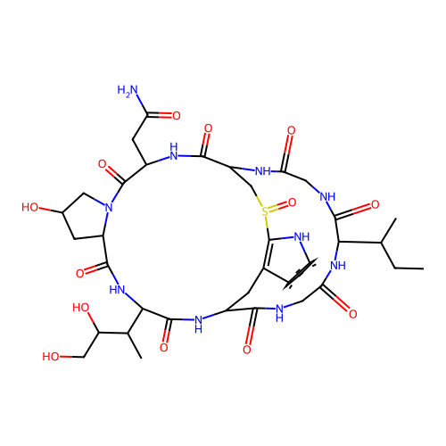 Amaninamide structure