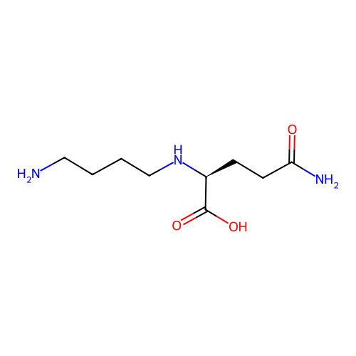Glutamylputrescine structure