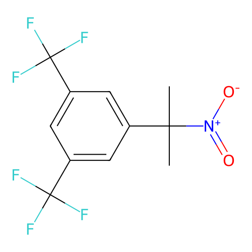 1-(1-Methyl-1-nitroethyl)-3,5-bis(trifluoromethyl)benzene structure