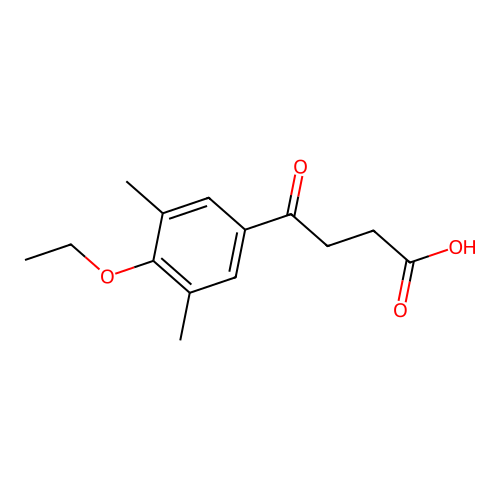 4-(4-Ethoxy-3,5-dimethyl-phenyl)-4-oxo-butyric acid structure