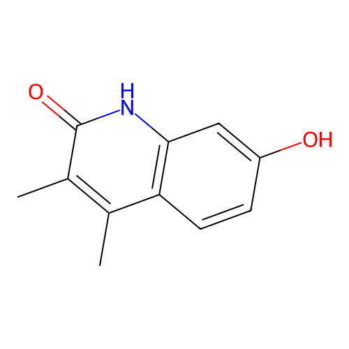 3,4-Dimethyl-2,7-quinolinediol structure