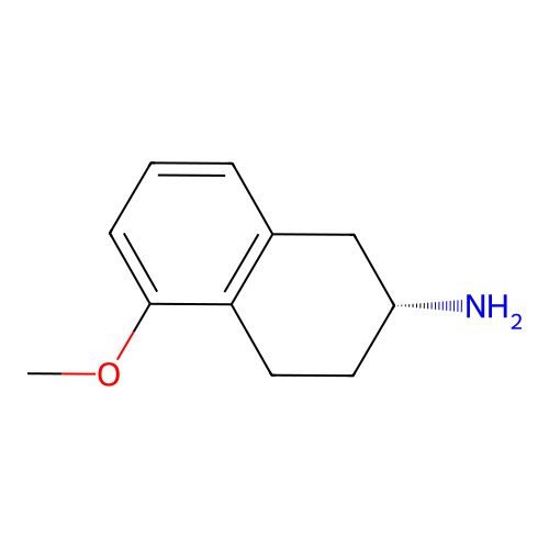 (R)-5-Methoxy-1,2,3,4-tetrahydronaphthalen-2-amine structure