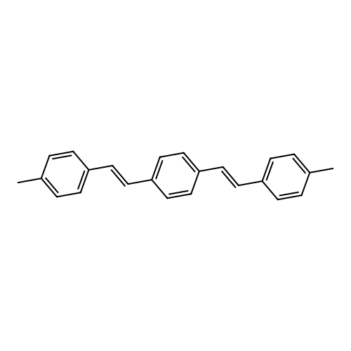 1,4-Bis(4-methylstyryl)benzene structure