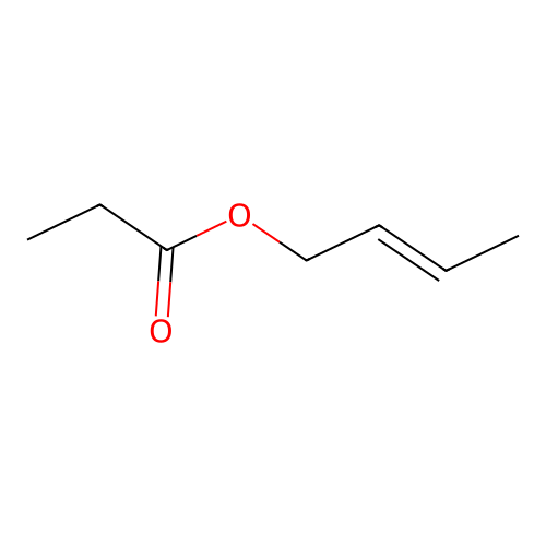 2-Buten-1-YL propionate structure