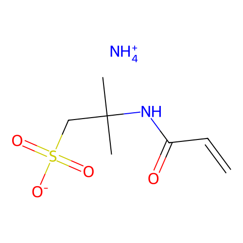Ammonium acryloyldimethyltaurate structure