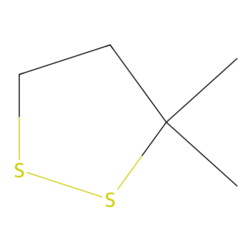3,3-Dimethyl-1,2-dithiolane structure