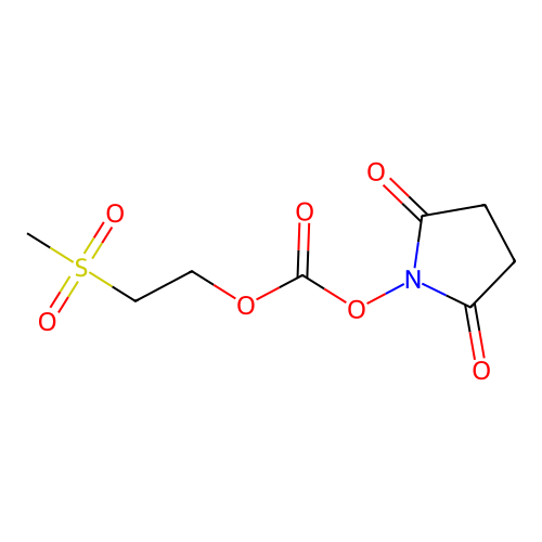 1-(((2-(Methylsulfonyl)ethoxy)carbonyl)oxy)-2,5-pyrrolidinedione structure