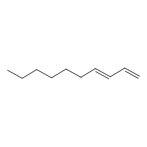 1,trans-3-Decadiene structure