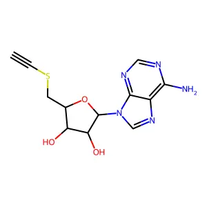 5'-S-ethynyl-5'-thio-Adenosine structure