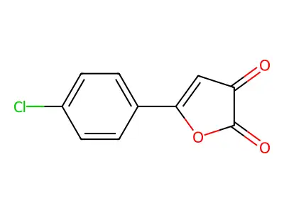 5-(4-Chlorophenyl)furan-2,3-dione structure