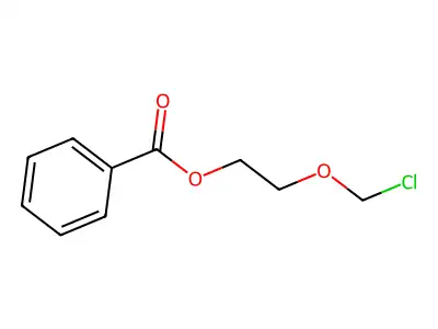 2-(Chloromethoxy)ethyl benzoate structure