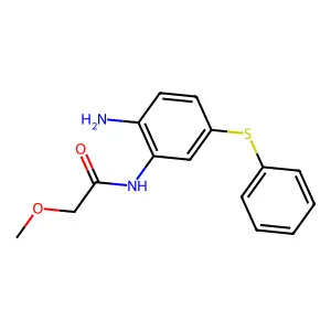 N-[2-Amino-5-(phenylthio)phenyl]-2-methoxyacetamide structure