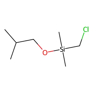 2-Methyl-1-(dimethyl(chloromethyl)silyloxy)propane structure