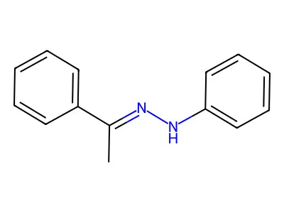 1-Phenyl-2-(1-phenylethylidene)-hydrazine structure
