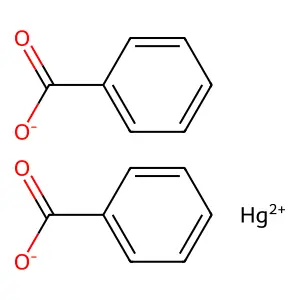 苯甲酸汞 structure