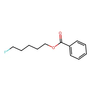 Benzoic acid, 5-fluoropentyl ester structure