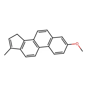 3-Methoxy-17-methyl-15H-cyclopenta(a)phenanthrene structure